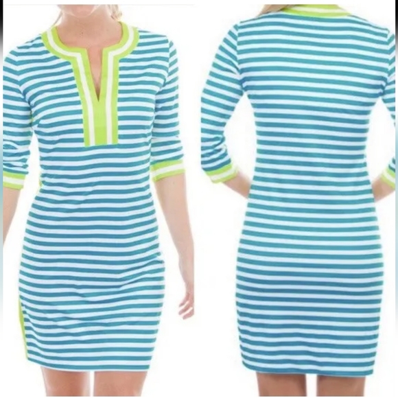 Gretchen Scott, stripped dress, size S - Picture 7 of 7